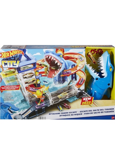 Hot Wheels Köpek Balığından Kaçış Oyun Seti HDP06