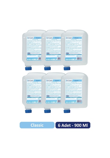 Fomy Klasik El Temizleme Köpüğü 6 x 900 ML