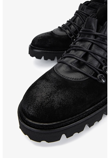 Valmenti Erkek Hakiki Deri Siyah Casual Bot 1158 4901 Erk Ayk Sk25-26 Nero Siyah