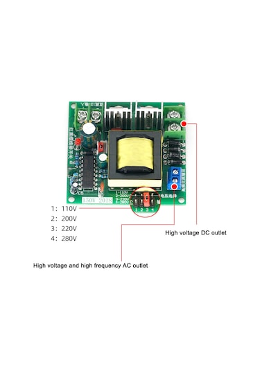 Geeksen İnvertör 150w Güç İnvertörü Dc-ac Yükseltme Modülü Kartı Dc12v İla 110v
