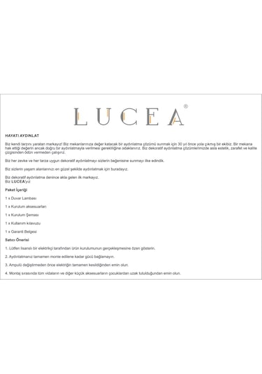 Lucea Canossa 70 Lık 3 Lu Ledlı Plafonyer 42w 3000k 3