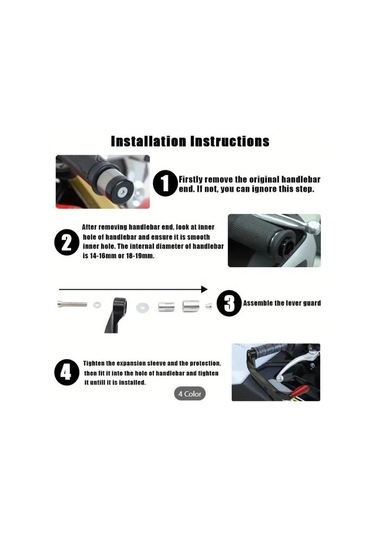 Universal Mt25-r25-r6 Pulsar Motosiklet Manet Elcik Koruma Siyah