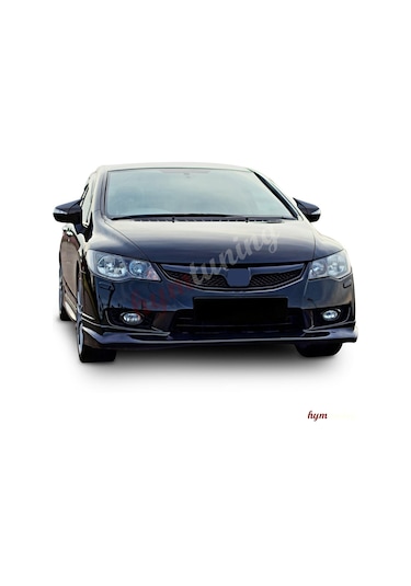 Honda Civic Fd6 Yarasa Ayna Kapağı - Parlak Siyah - Abs Plastik