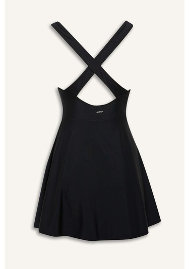 Defacto Defactofit Şort Etekli Sporcu Mayo D9375ax25hsbk81 Siyah