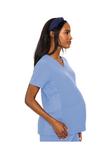 Med Couture Mc8459 Hamıle Tek Üst Ciel Mavisi