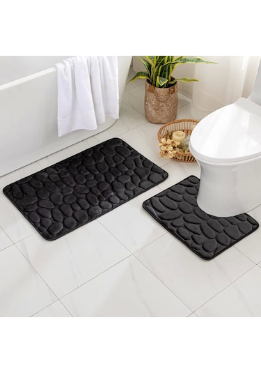 Kaymaz Hafızalı Köpük Banyo Paspası - 9066315388968ynt