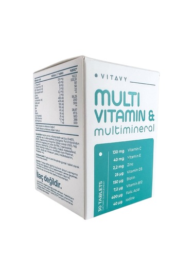 Vitavy Multivitamin & Multimineral 30 Tablet