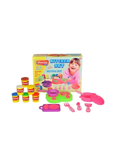 Heroes Mutfak Seti Oyun Hamuru Seti 15 Parça Ern-577