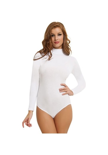 Nbb Uzun Kollu Boğazlı Çıtçıtlı Body Pamuk 2960