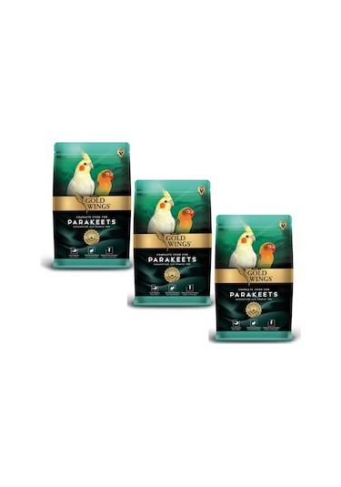 Gold Wings Premium Paraket 1 KG 3 Adet