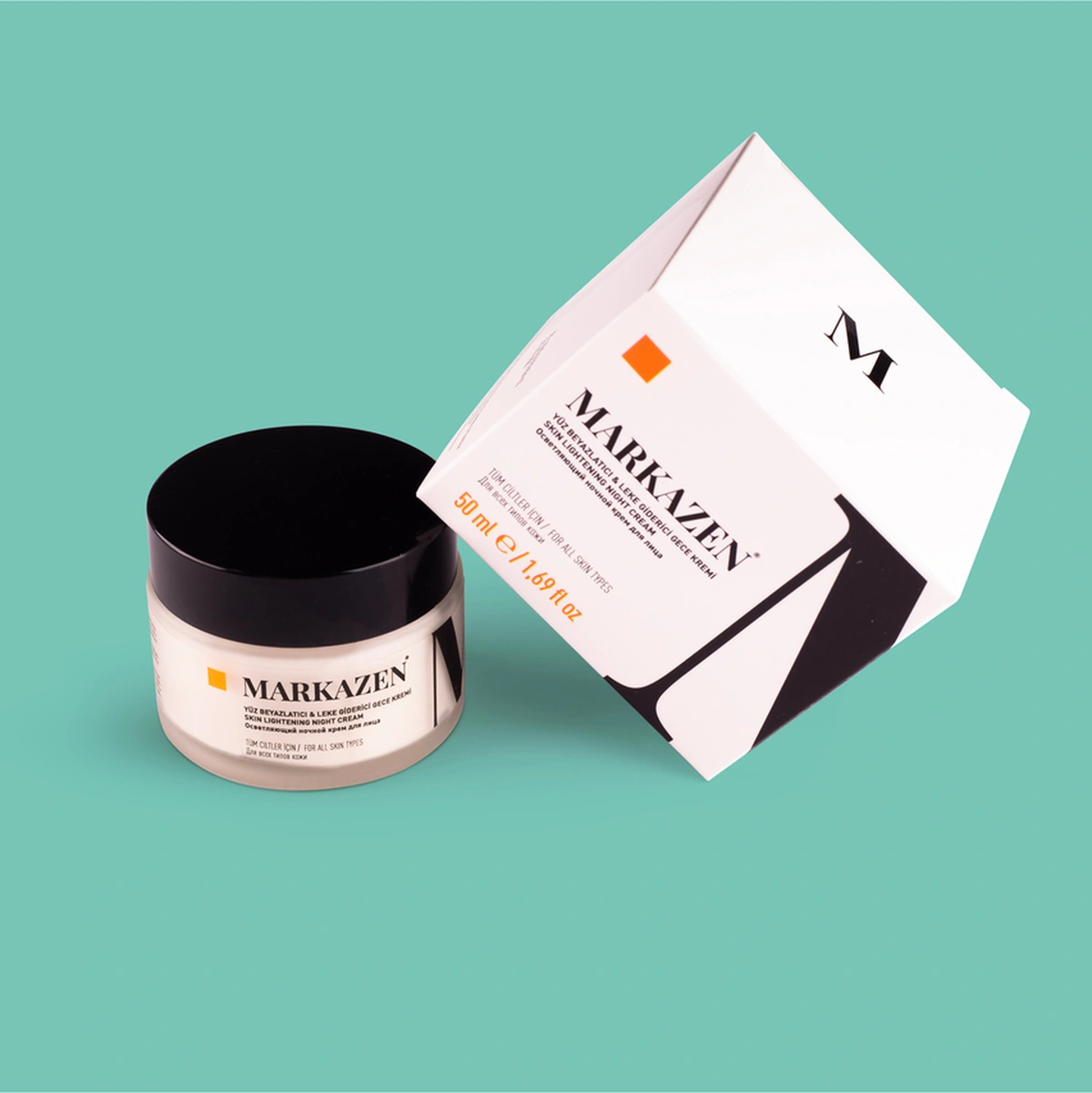 Markazen Cilt Beyazlatıcı Doğal Gece Kremi 50 ML