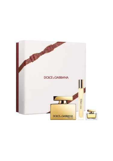Dolce & Gabbana The One Gold Intense Edp 75 Ml + Edp 10 Ml + Edp 5 Ml 8056669922346 Diğer