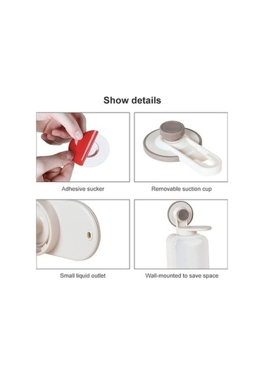 Tongxida Bosphorusboutique Sones Şişe Sabunluk Mutfak Monte Lavabo Jeli Duvara Montaj Dezenfektanı Diğer