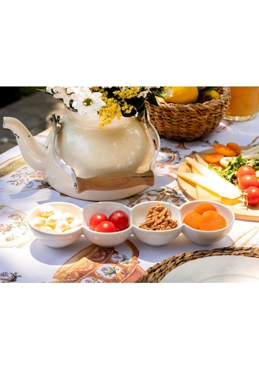 Madame Coco New Petit Concept 4 Bölmeli Küçük Sunum Tabağı 1kserv005930,5x10,2x5cm-std