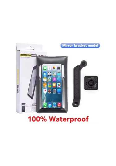 Motosiklet 360 Döndürülebilir Su Geçirmez Telefon Kılıfı Telefon Tutucu 4 -7.2 İnç