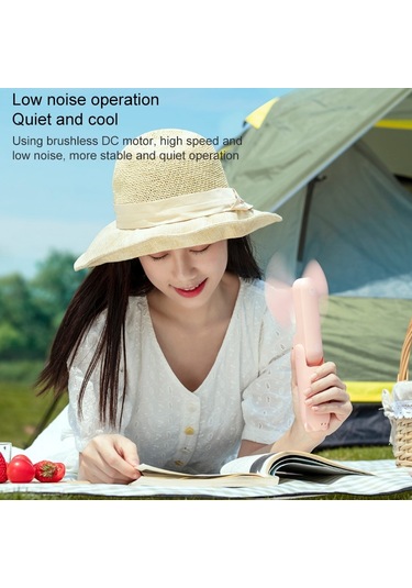 Xiaomi Youpin Jısulıfe F8 Çok Fonksiyonlu Mini Fan El Tipi Katlanır Fan Pembe