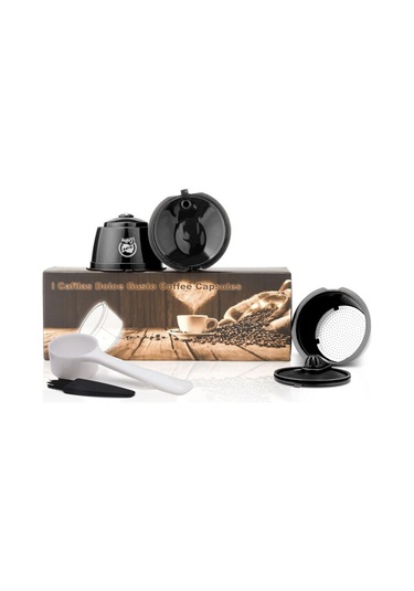 Siyah İ Cafilas Dgpc03 Yeniden Kullanılabilir Doldurulabilir Kahve Kapsül Filtresi Gı Krema Yapımcısı Kahve Makinesi Aks. 56600442