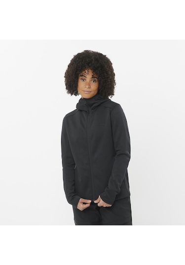 Salomon Sntıal Mıdfleece Fz Hd W 27412 Siyah