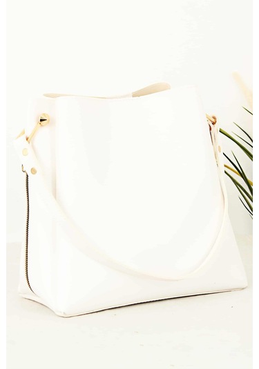 Nicolo İçi Süet Aksesuarlı Kadın Omuz Çantası BP-4713O