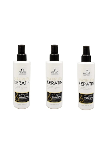 Elose Maxipure Keratin Saç Bakım Sütü 3 x 250 ML