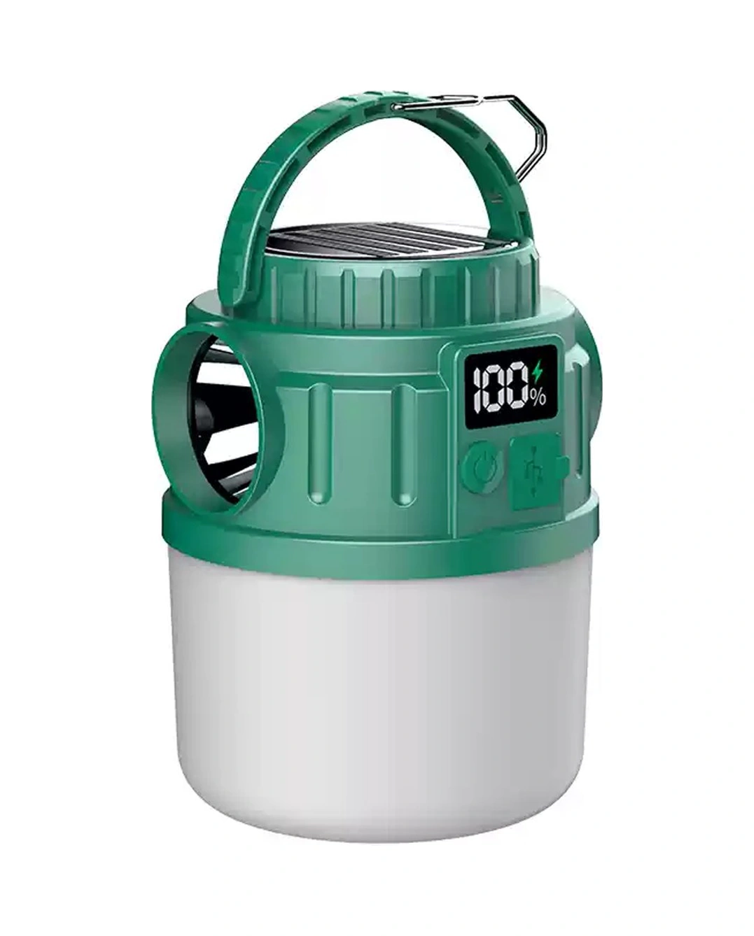 Powermaster V65-3 Solar Kamp Lambası Fener Kırmızı - Siyah