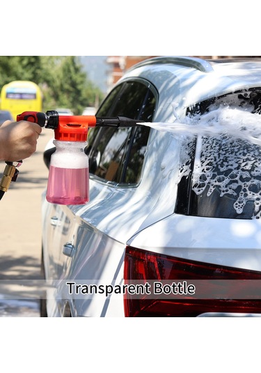 Qianfan Araba Yıkama Köpük Tabancası 1l Şeffaf Şişe Püskürtme