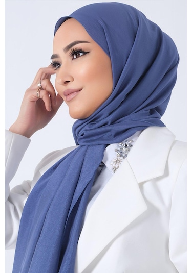 Harem Scarf Brisa Vual Şal - Koyu İndigo İndigo 924