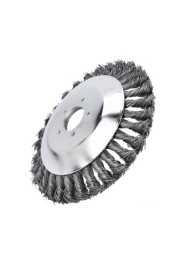 Geeksen 200mm Çelik Tellerden Yapılmış Bahçe Çalı Kesici Fırça - İç Sabit Plaka Yapısı İle Dayanıklı Ve Verimli