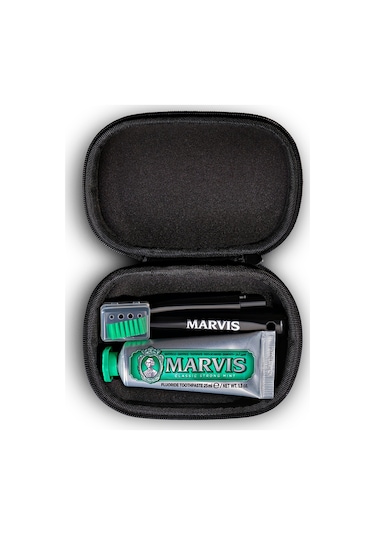 Marvıs Travel Set - Strong Mint Macun 25 Ml + Fırça