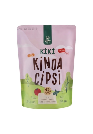 Kiki Domates Fesleğen Kinoa Cips 30gr