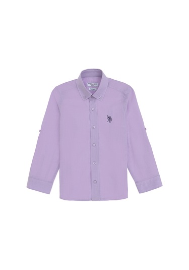 U.s. Polo Assn. Erkek Çocuk Lila Gömlek Basic 50306583-vr034 Lila
