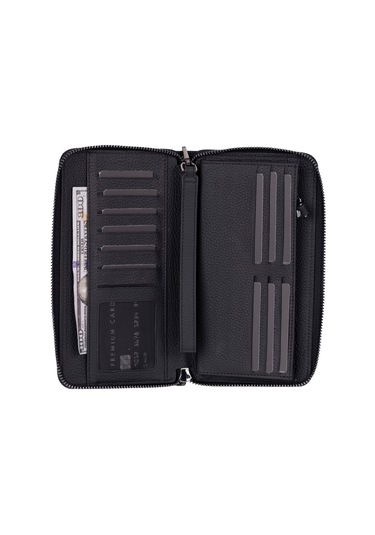 Aristo Leather Wallet Siyah