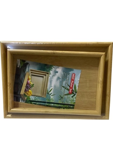 34 Cm Mdf 2 Li Servis Tepsisi 4251 Sarı