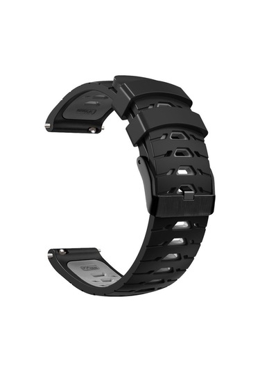 Çift Renkli Akıllı Saat Kayışı 22mm Saat Bandı C20 Pro İçin Evrensel Silikon Saat Bandı