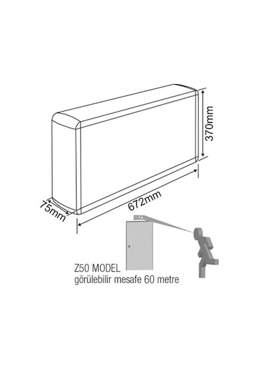 Arsel Dekolite Z Serisi Ae-5213-L Sac Kasa Acil Çıkış Yönlendirme