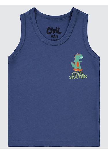 Civil Baby Erkek Bebek Atlet 9-18 Ay Lacivert Lacivert