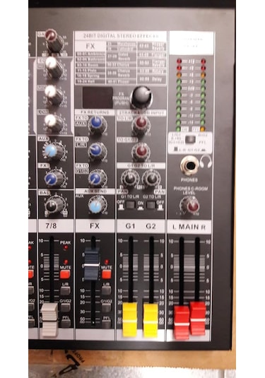 Biema Mx-12T 10 Kanal Profesyonel Efektli Deck Mixer
