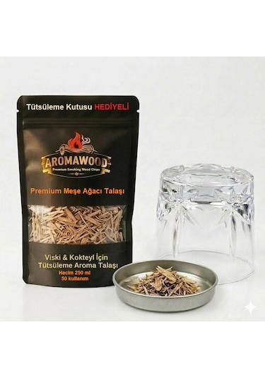 Viski & Kokteyl İçin Amerikan Meşe Ağacı Tütsüleme Aroma Talaşı