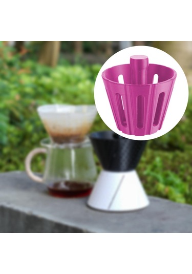 Homyl Kahve Filtre Konisi Aksesuarları Yeniden Pembe Pembe