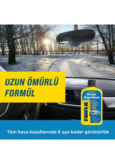 Rain-x Yağmur Önleyici İtici 200 Ml - Yağmurlu Havalarda Kristal Netliğinde Görüş