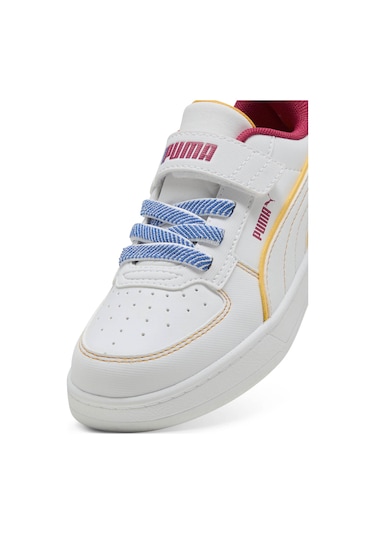 Puma Caven 2.0 Starblitz Beyaz Erkek Çocuk Sneaker Beyaz-Mavi