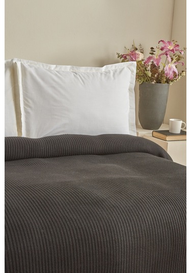 Karaca Home Cool Touch Çift Kişilik Triko Battaniye Siyah 200.22.14.0754 Siyah