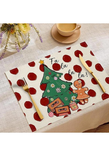 Suntek Yılbaşı Yer Matı Kolay Temizlenebilir Noel-ağacı Noel Ağacı Diğer