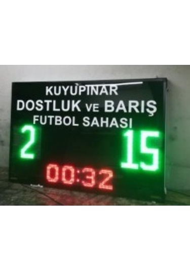 Halı Saha Skorbord (kırmızı-yeşil)