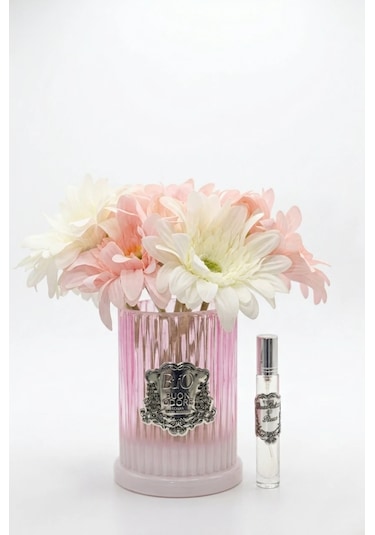 Renkli Vazo Silver Gerbera 8 Li Ağaç 47076843
