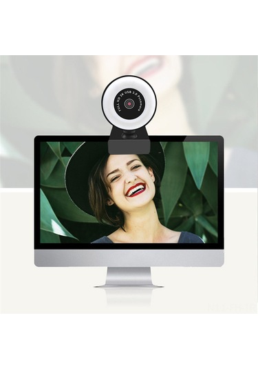 Folinda 5mp Otomatik Odaklı Usb Web Kamerası - 3 Seviye Güzellik Işığı, Gürültü Azaltıcı Mikrofon, 360 Döner, Usb 3.0, Dikdörtgen Tripod Ucu