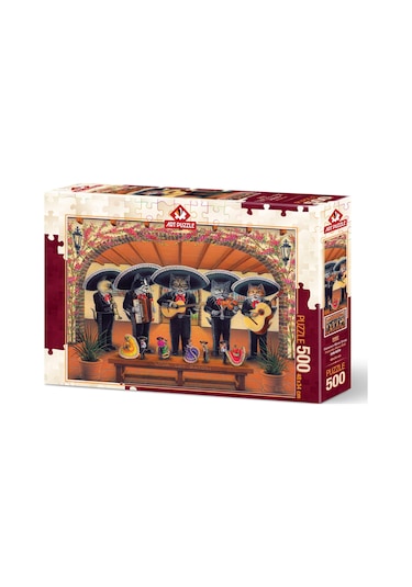 Art Puzzle 500 Parça Puzzle Flamenko Miyav Ekibi