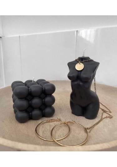 Ersu Store Kokulu Body Büst Kadın Vücudu Ve Bubble Siyah