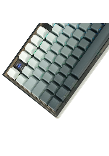 Gameraider Force87 Black Gray Gradient Jixian Red Switch Hotswap Rgb Kablosuz Türkçe Mekanik Gaming Klavye