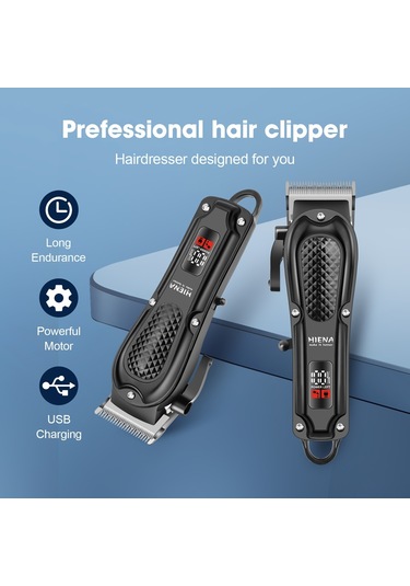 Hıena 2 Parça Erkek Saç Kesme Makinesi Ve Sakal Düzeltici Seti